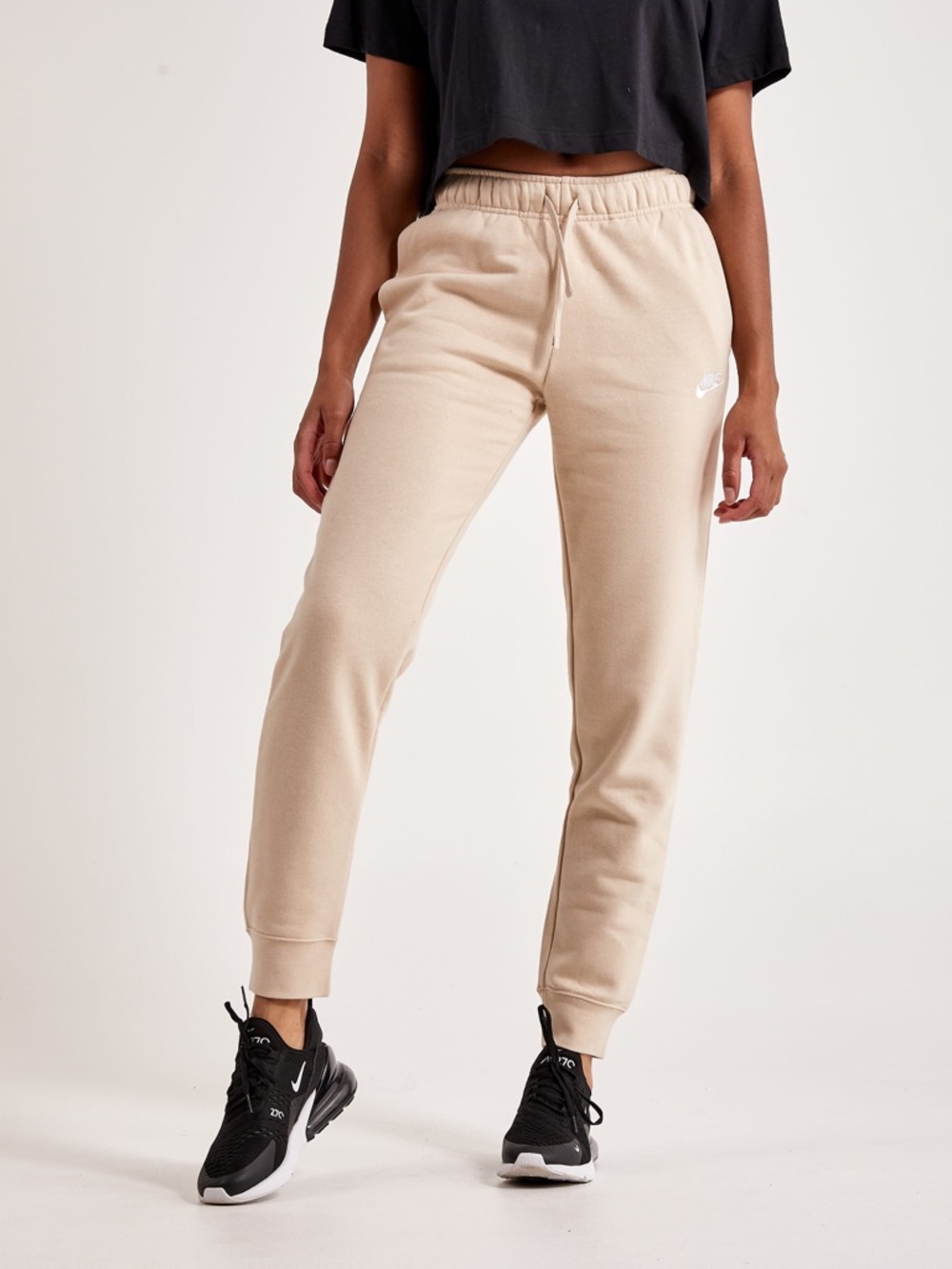 Nike Sportswear Club Fleece Mid-Rise Pants Minimal Tan Cream